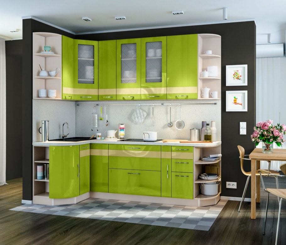 Кухня Регина оливковая Столплит