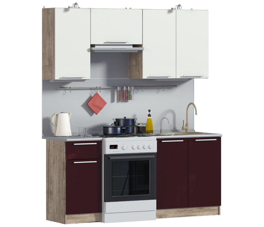 Столплит кухня Регина вишня