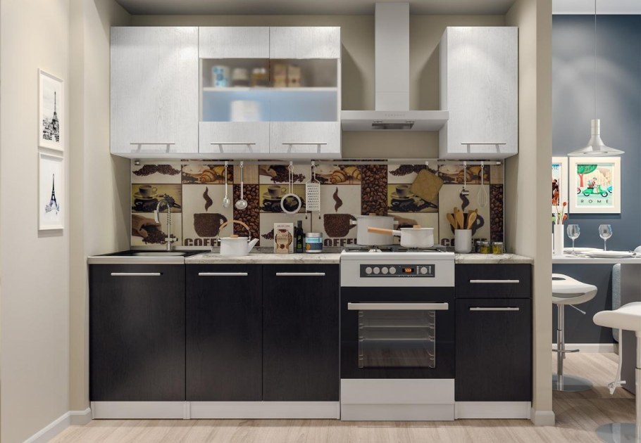 Кухня Элен Столплит белая