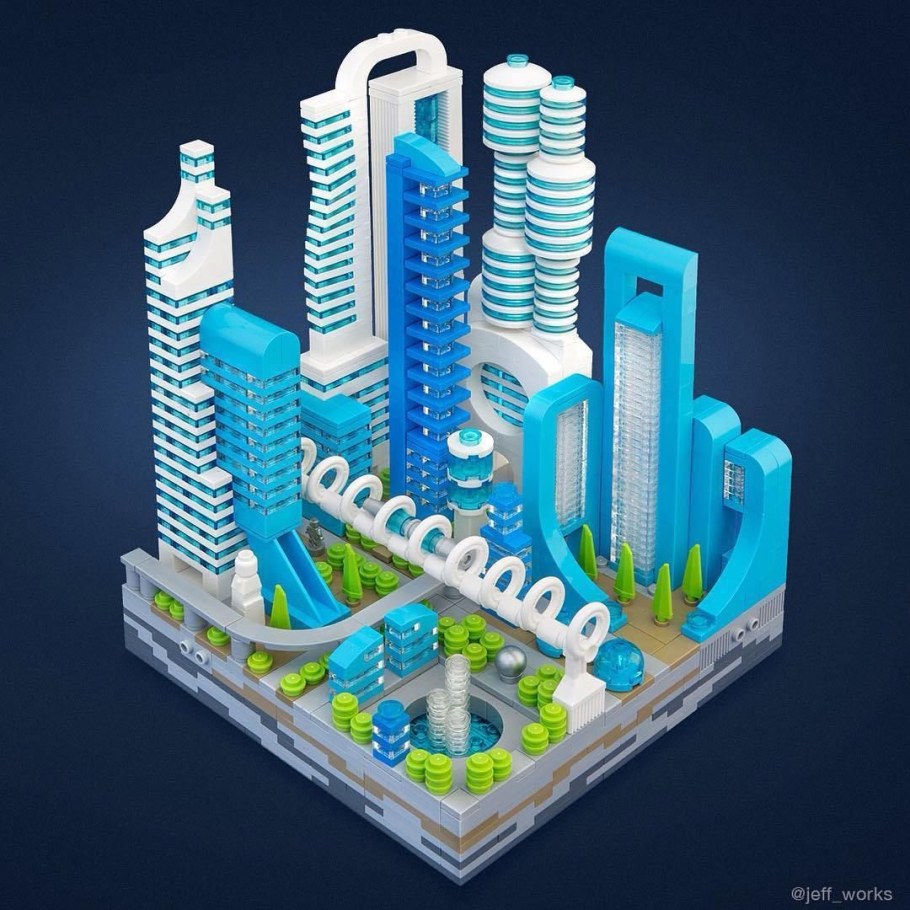 Макет фантастического здания