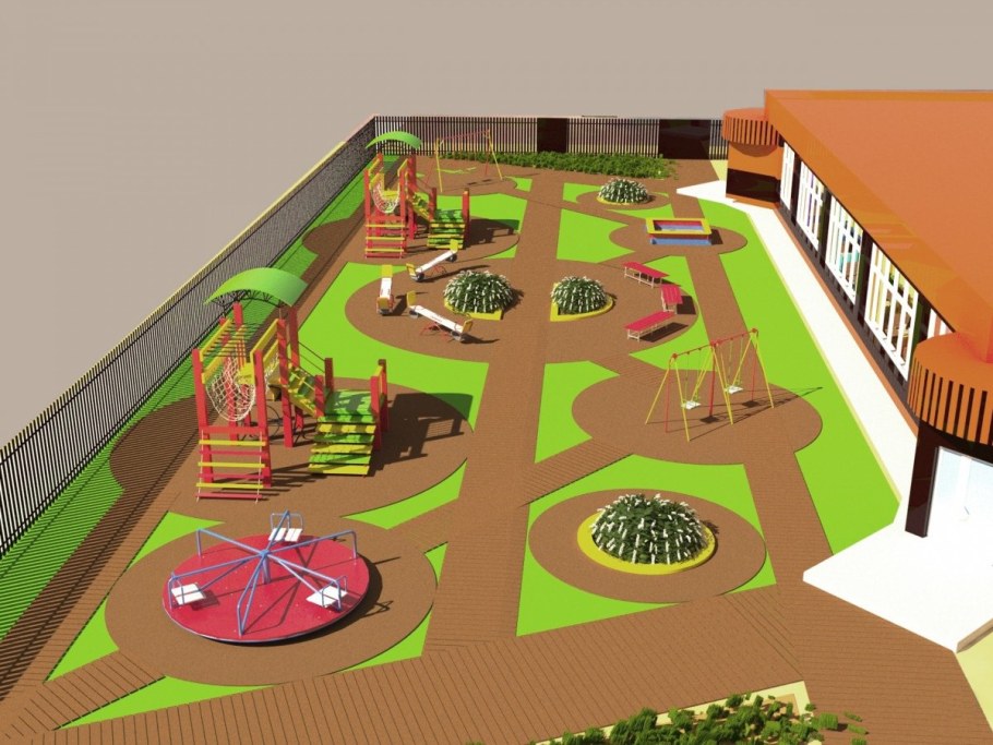 Детская игровая площадка проект