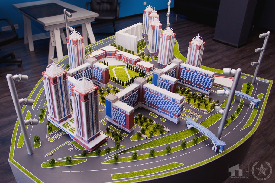 Макет здания