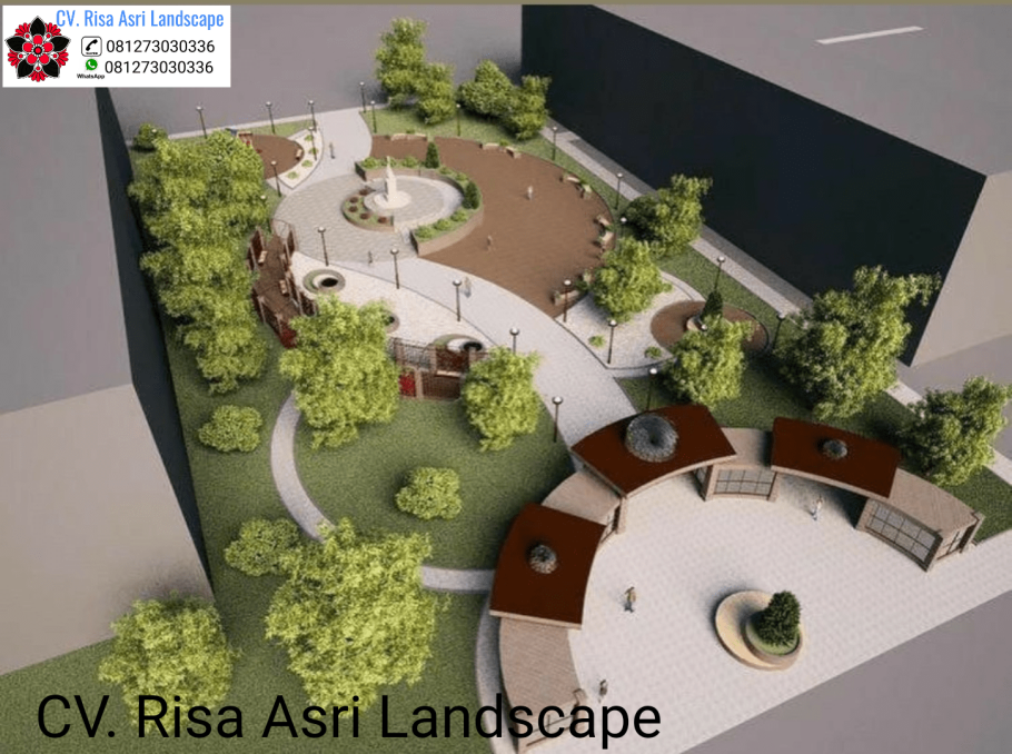 Дизайнерский проект парка