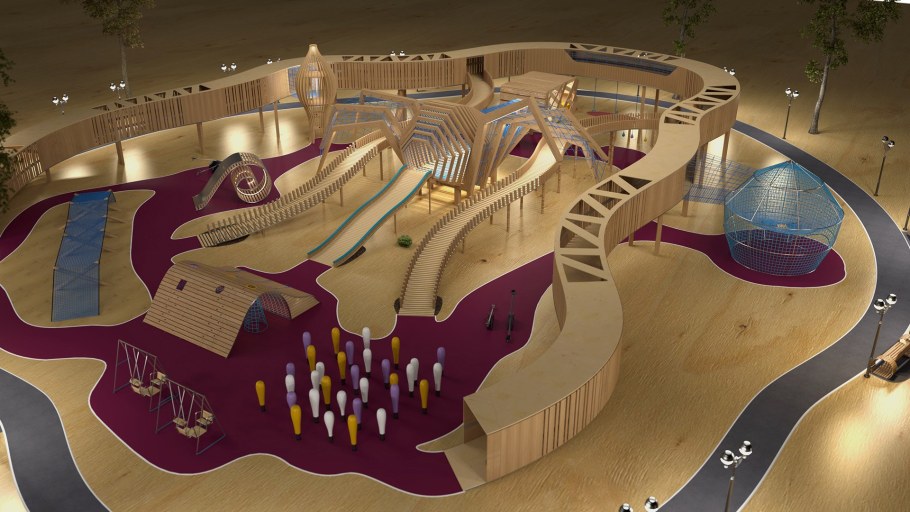 Дизайнерские детские площадки