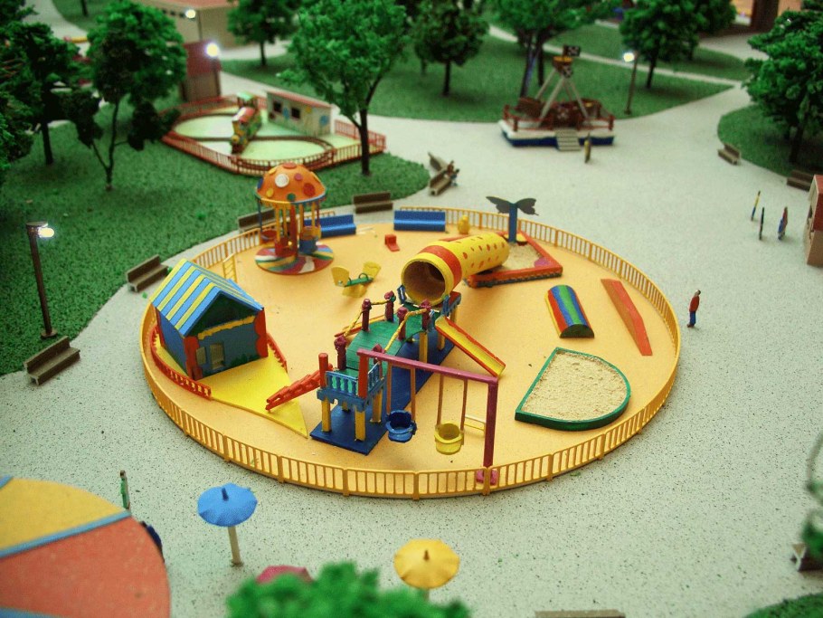 Макет парка
