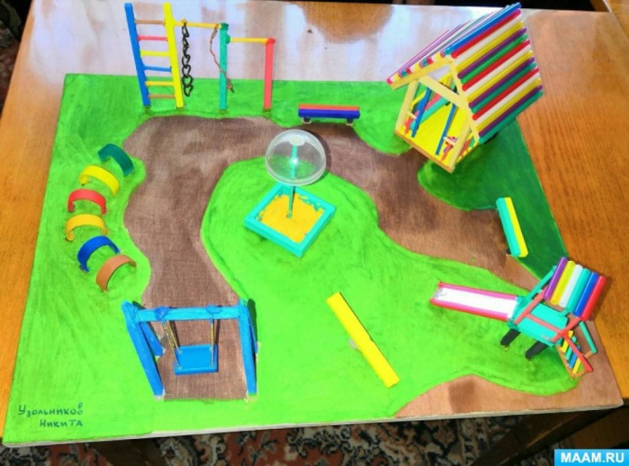 Макет игровой площадки