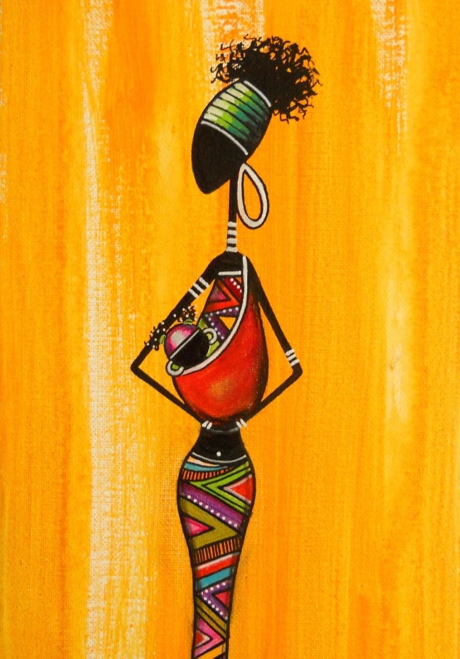 Стилизованные африканки