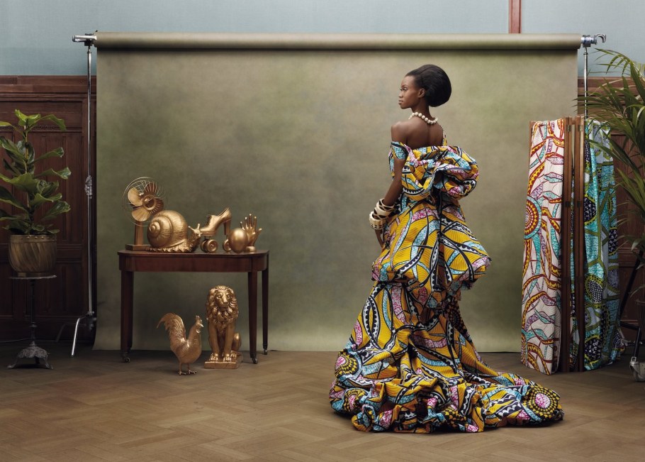 Яркие роботы модных африканских современных художников