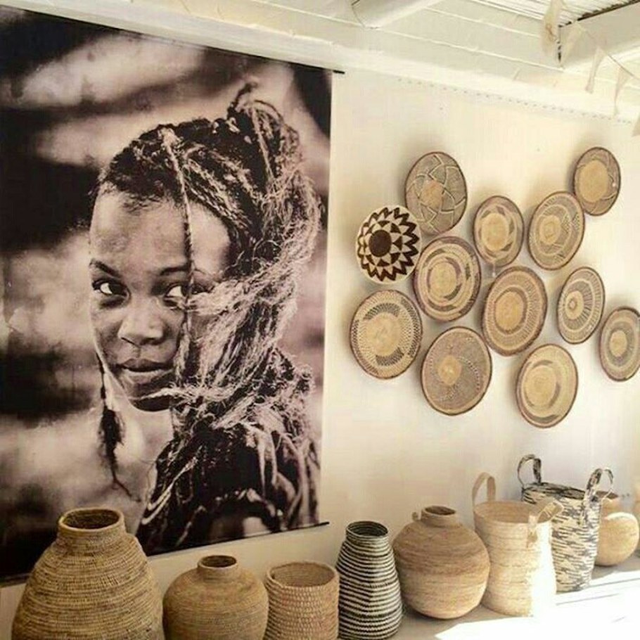 Настенный декор в африканском стиле