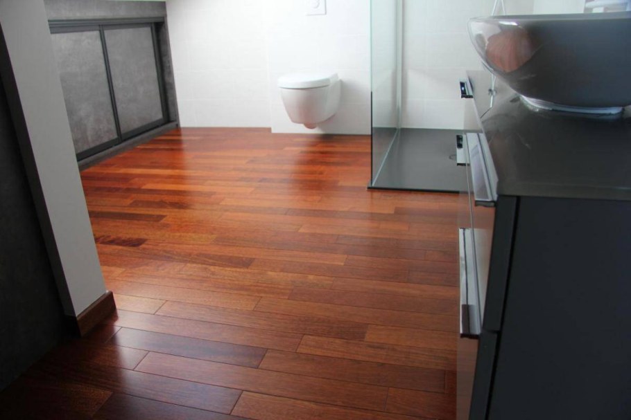 Лакированный пол