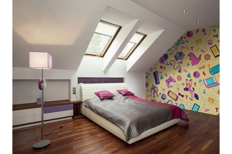 Спальня на мансардном этаже
