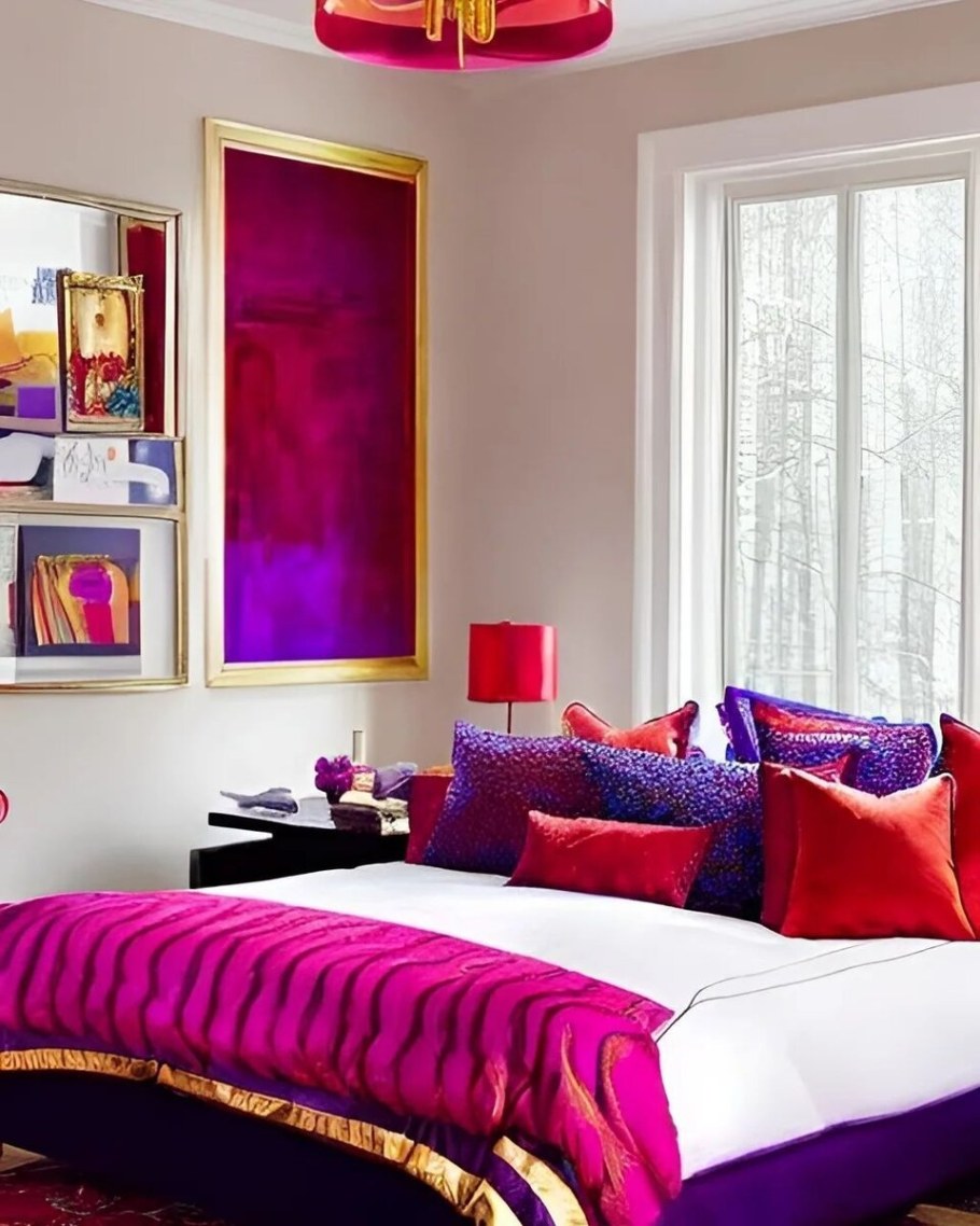 Комната в стиле градиент