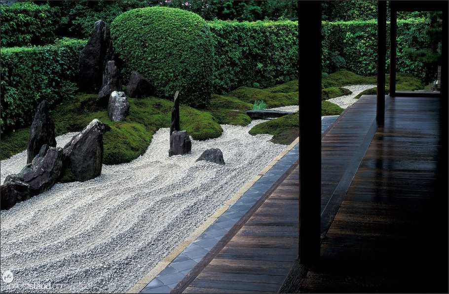 Сад камней в Японии