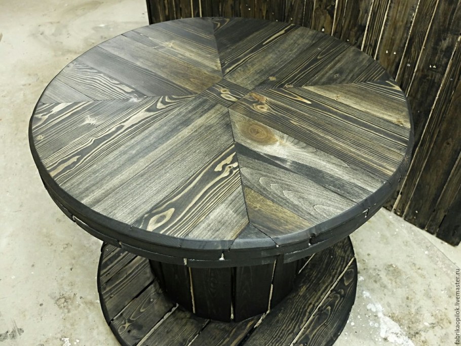 СТО из катушки для кабеля