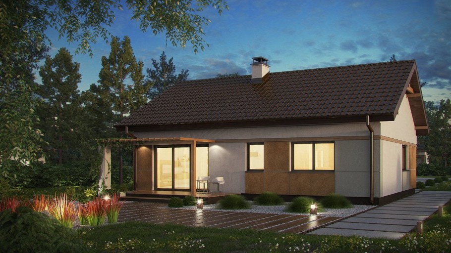 Z500 проекты одноэтажных домов z425