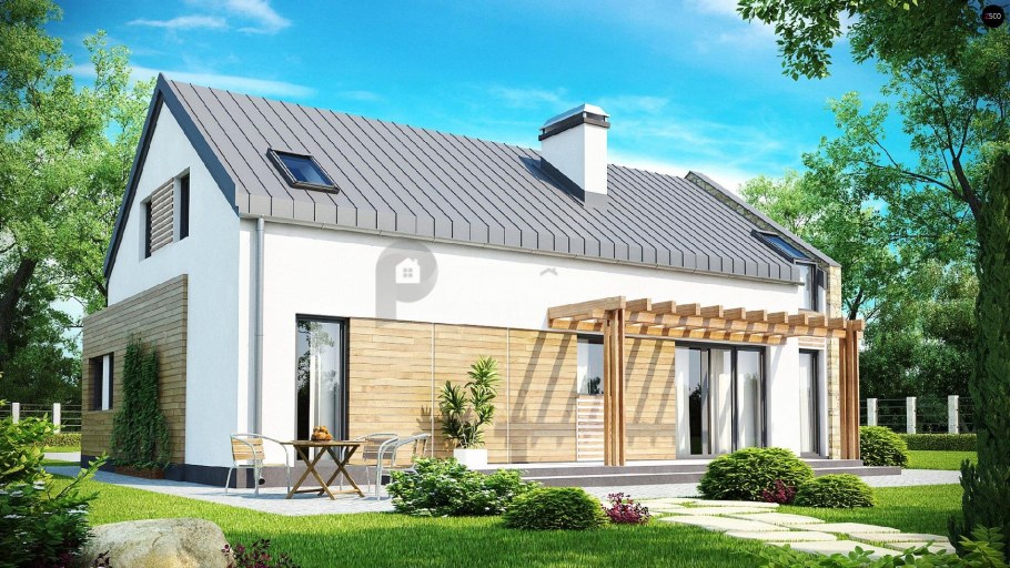 Дом z500 с мансардой