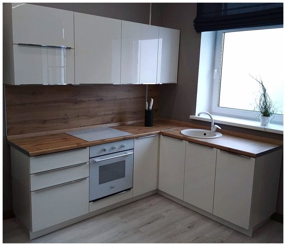 Кухня Фьюжн Виват белый глянец