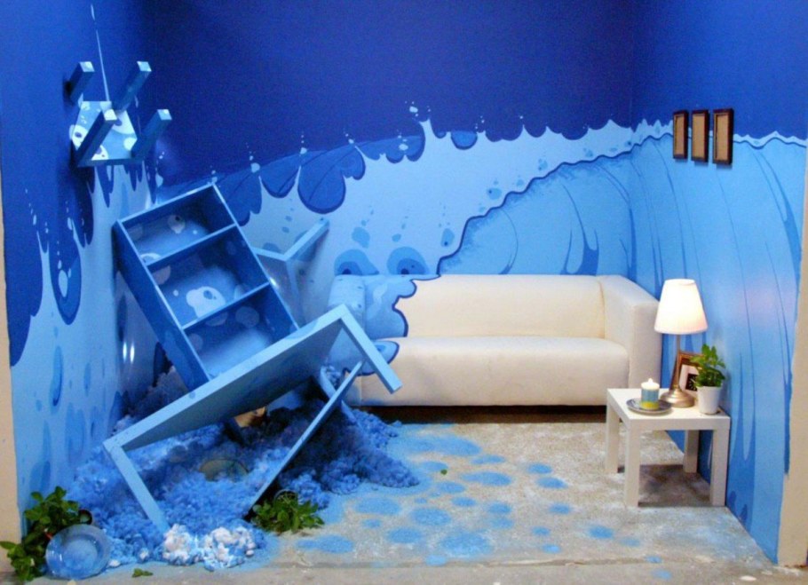 Необычная роспись стен