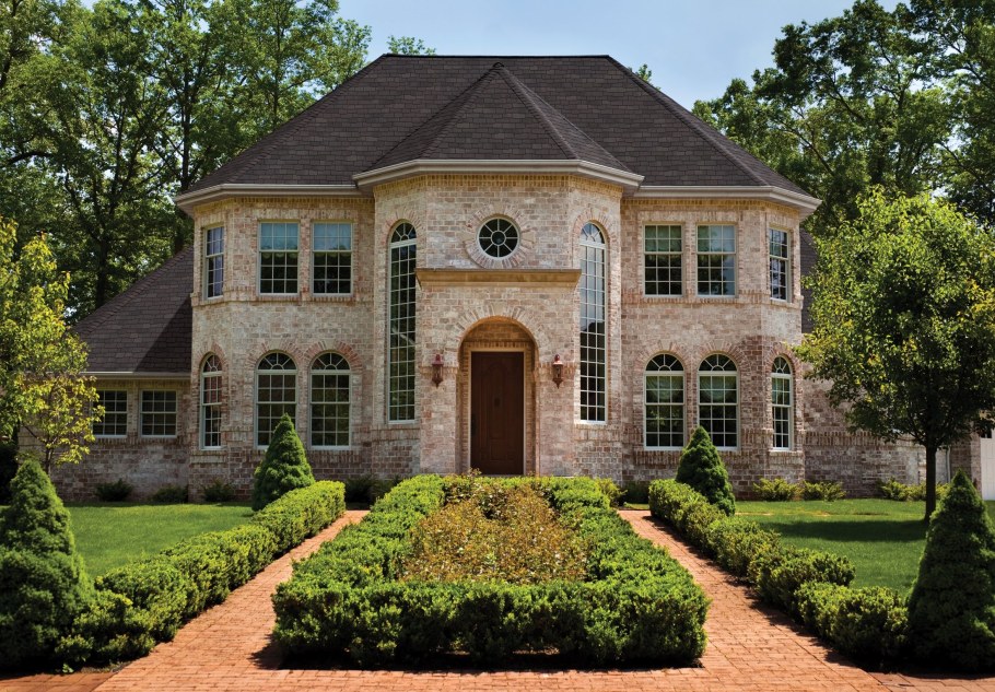 Кирпичная усадьба в георгианском английском стиле