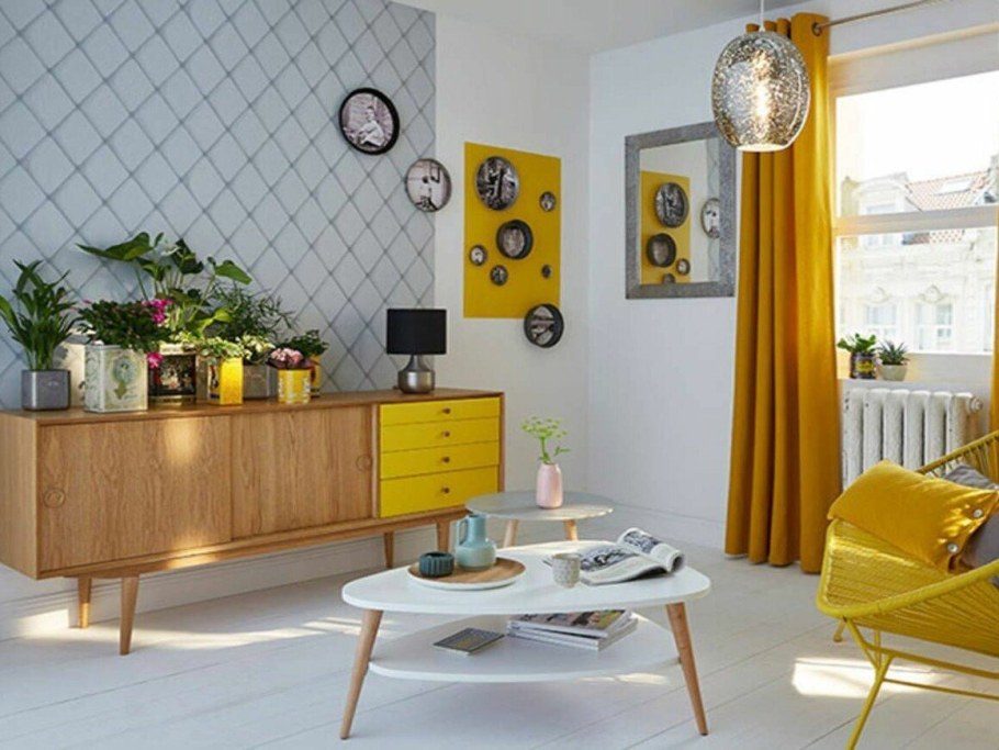 Интерьер в желтом стиле