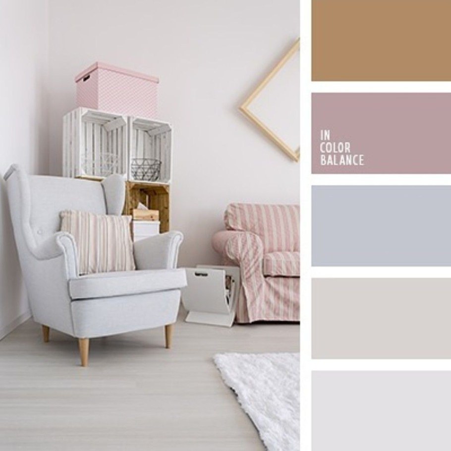 Палитра пастельных оттенков для стен