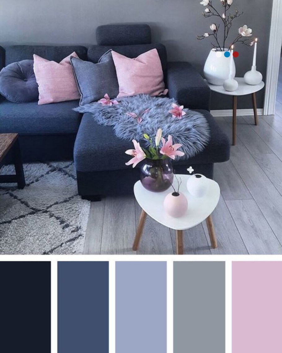 Сочетание цветов в интерь