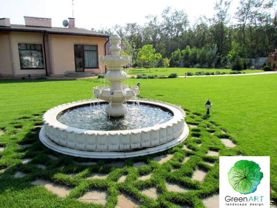 Ландшафтный фонтан