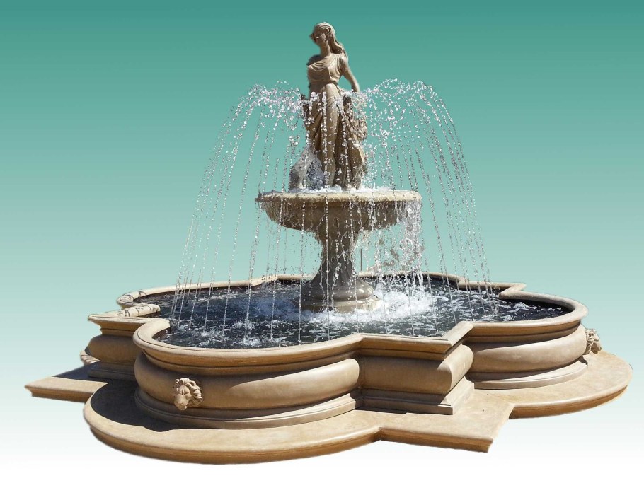 Фонтан садовый (58*58*103см) me2007- DW