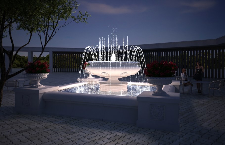 Благоустройство фонтана