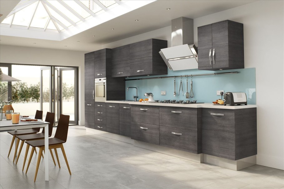 Кухня в сером цвете