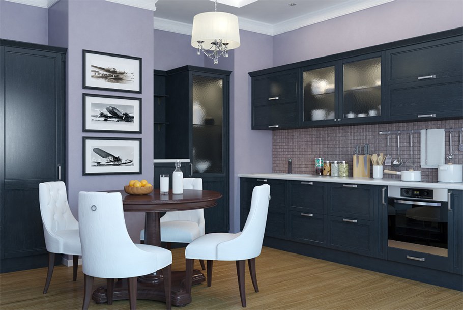 Кухня в сером цвете