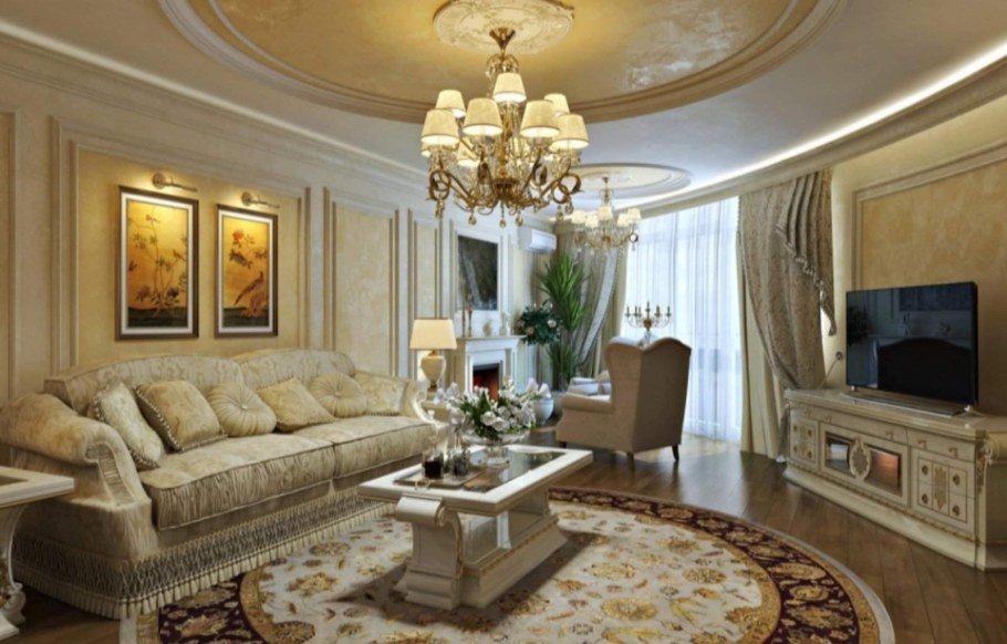 Гостиные в классическом стиле