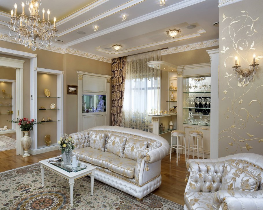 Красивые интерьеры в классическом стиле