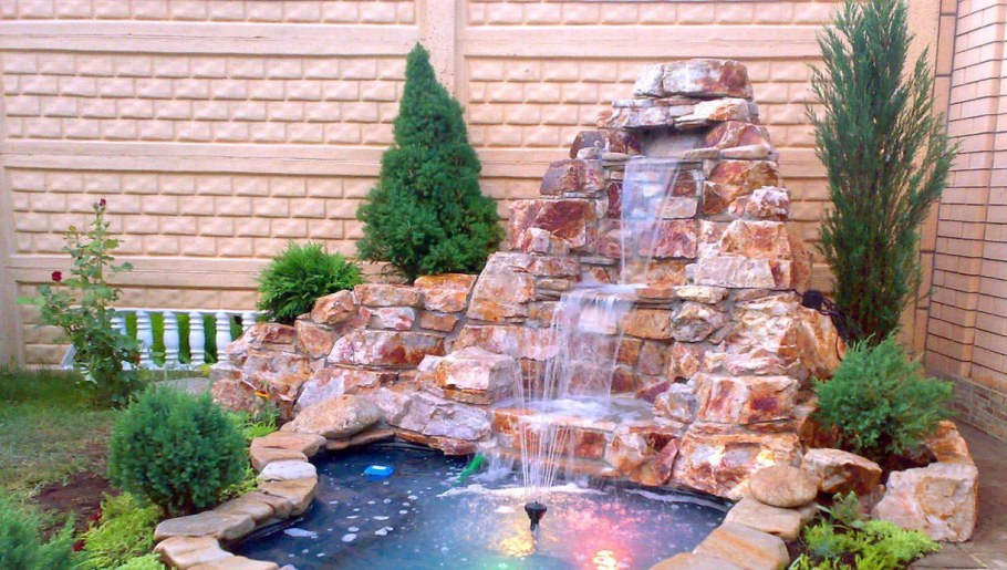 Водопад искусственный для дачи