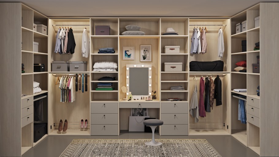 Шкафы для гардеробной