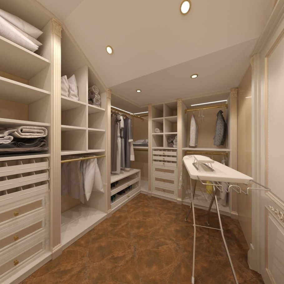 Гардеробная-постирочная 2м