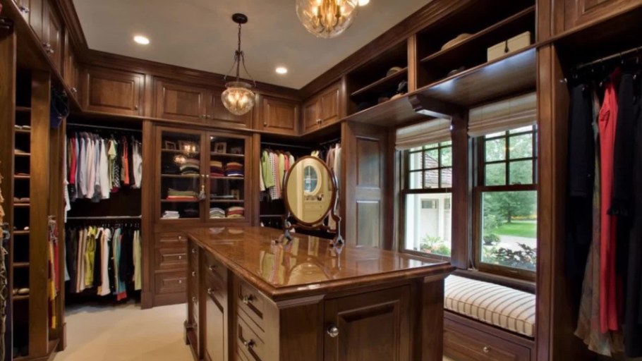 Интерьер гардеробной