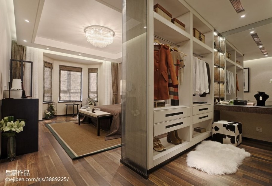 Мастер спальня с гардеробной и ванной