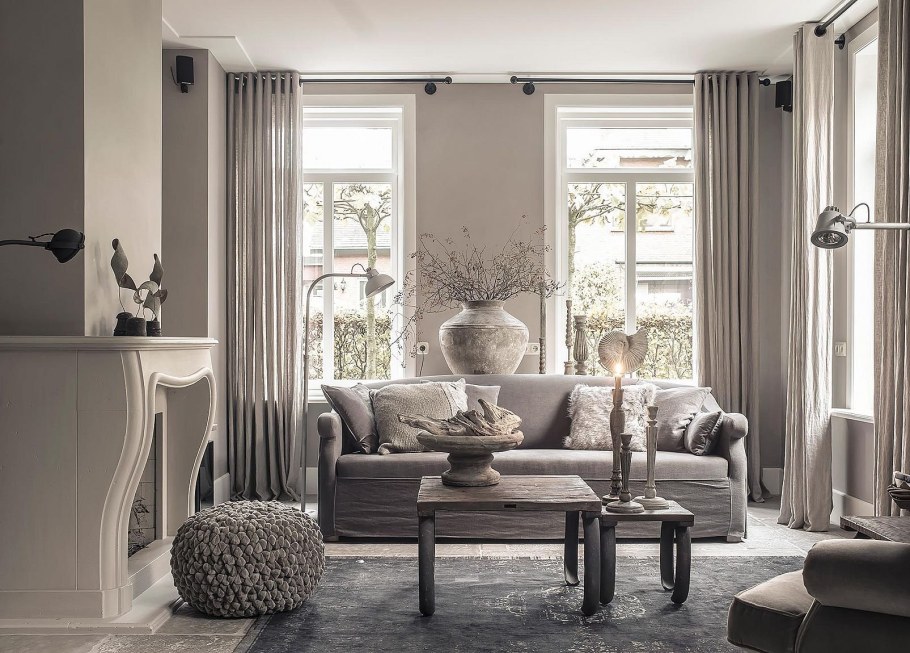 Гостиная в бельгийском стиле интерьер