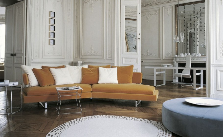 Овальный ковер в интерьере