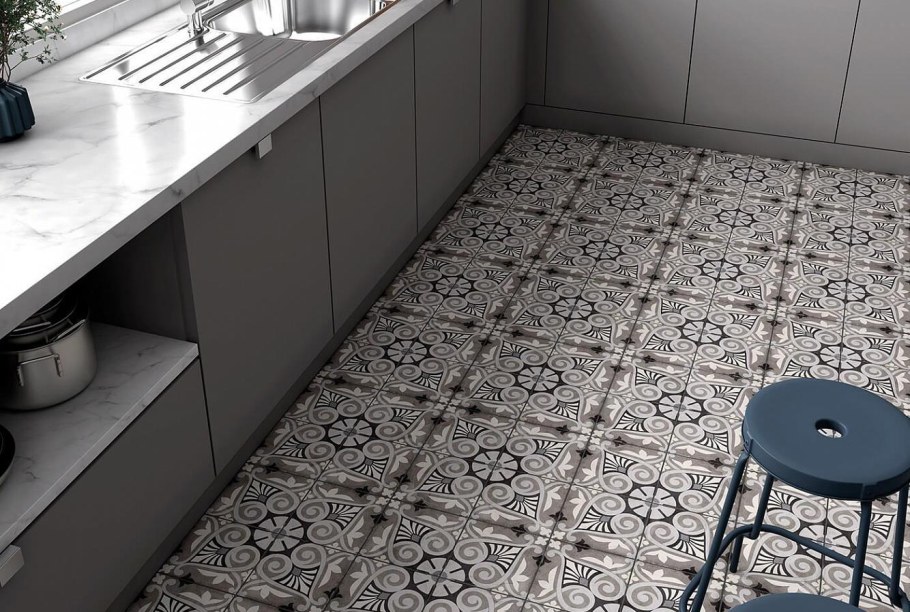 Керамическая плитка equipe Art nouveau Opera Grey 20x20.