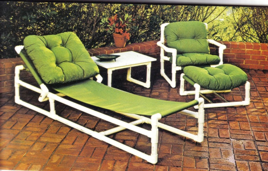 Мебель из труб ПВХ И пропилена