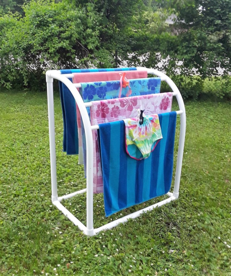 Сушилка для белья из пластиковых труб