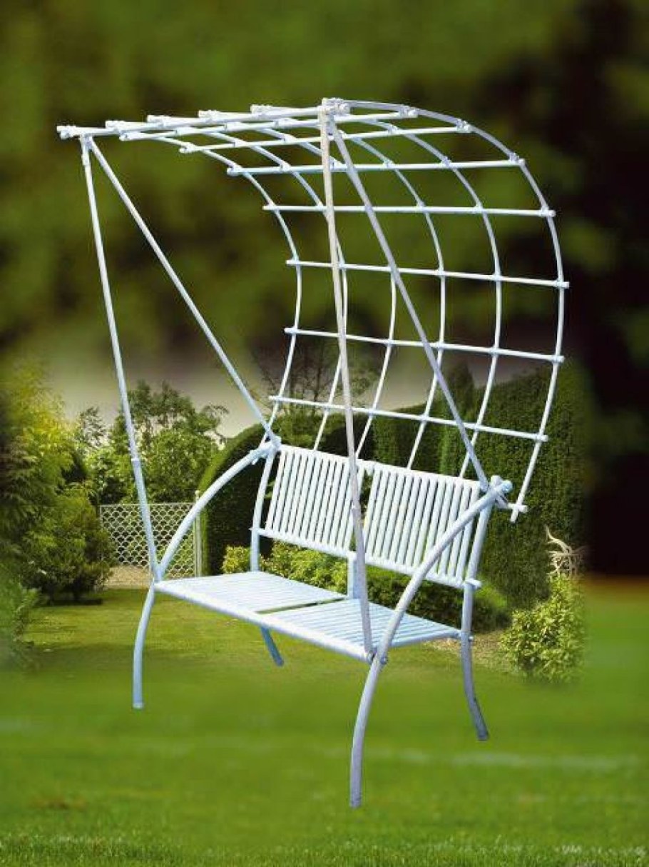 Беседка из пластиковых труб