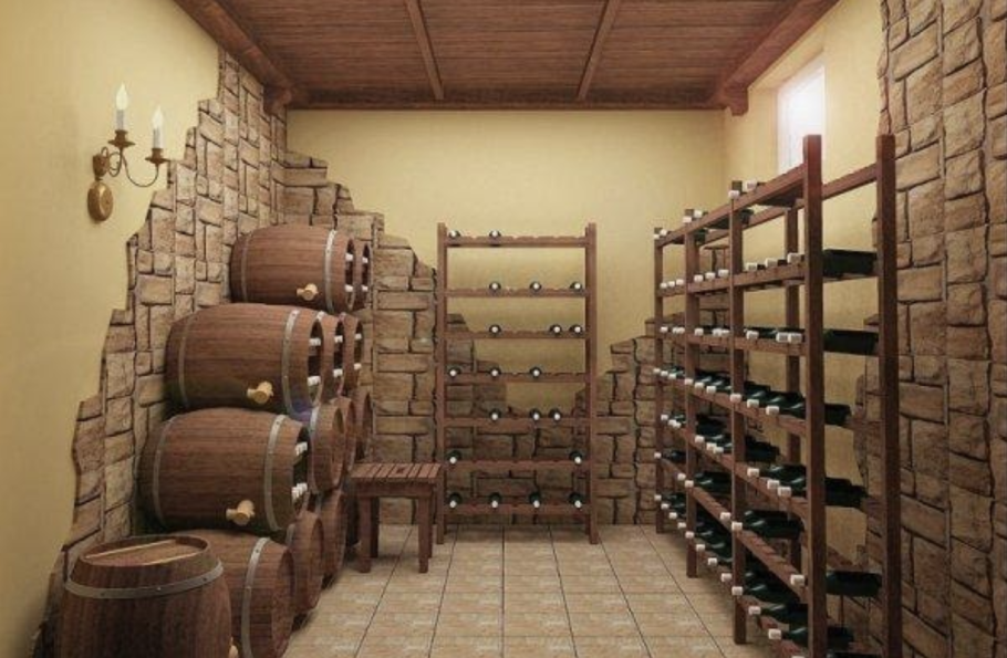 Винный погреб в частном доме