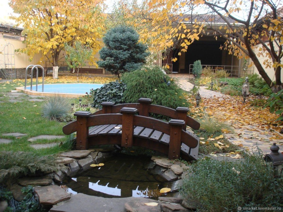 Декоративный мостик для сада