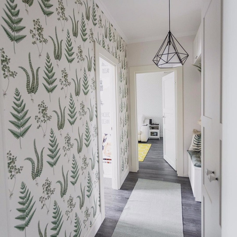 Расцветки обоев для прихожей