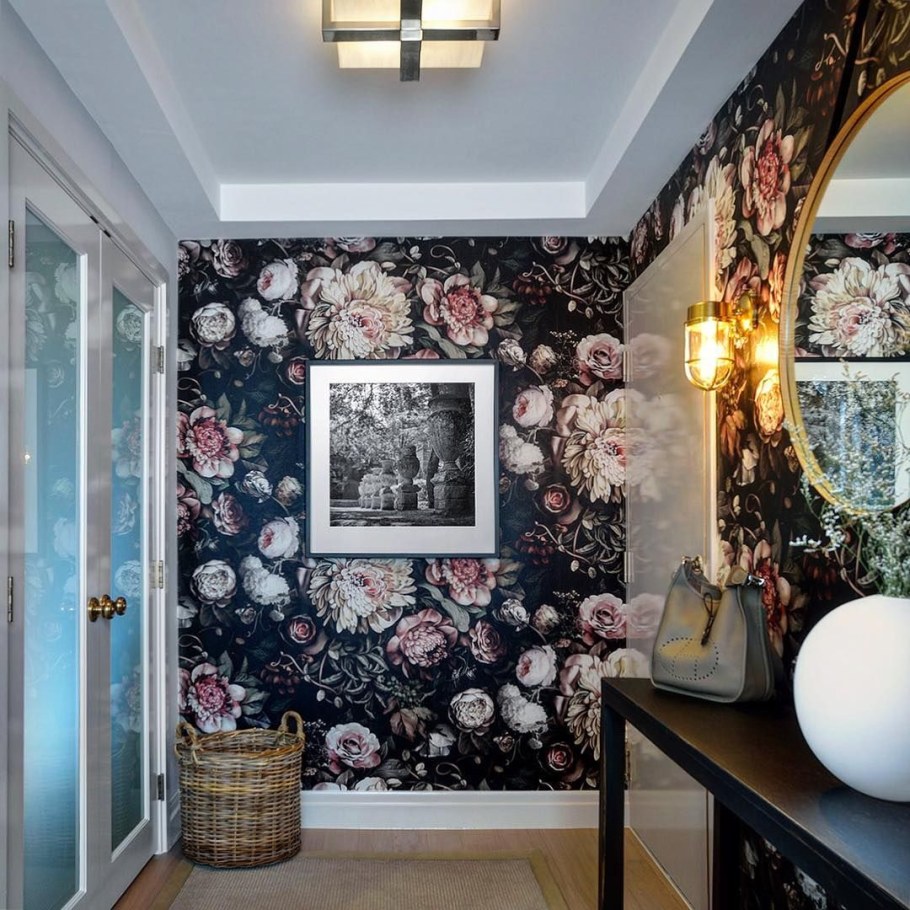 Обои в интерьере