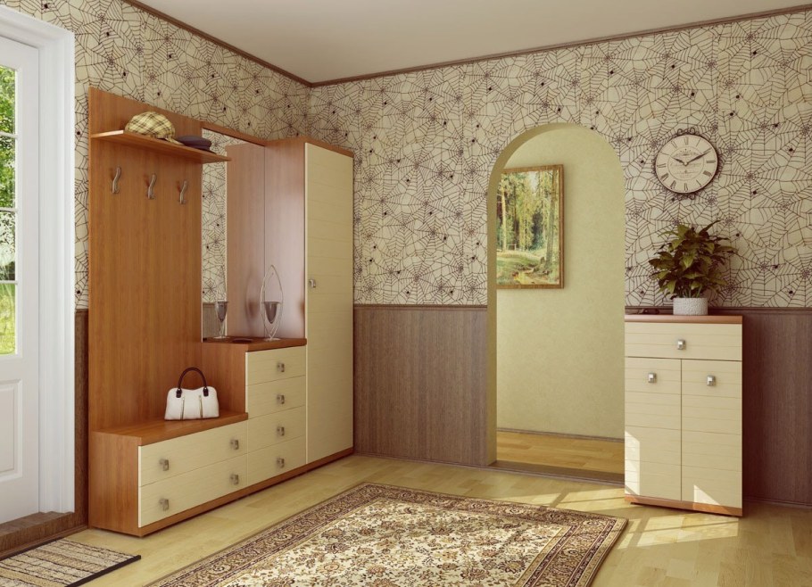 Обои в коридор