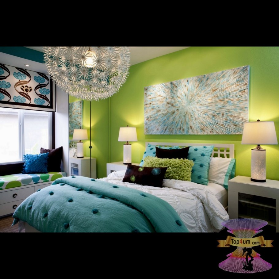 Контрастные цвета в интерьере